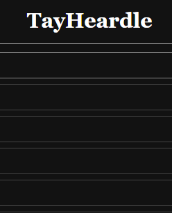 TayHeardle