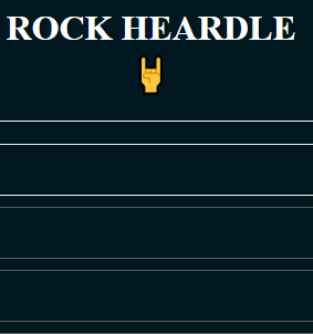 heardle rock